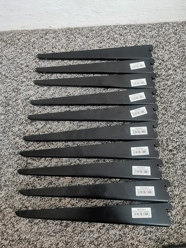 Twin slot shelving black - slot,