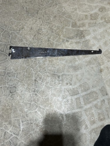 Single slotted chrome - single, 12”