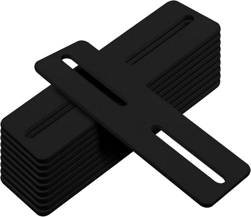 Pcs black slotted - 10,