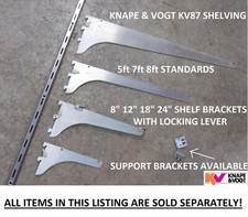 Knape Vogt Wall Shelf Slotted