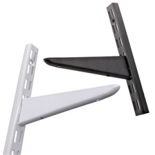 Twin Slot Shelving WHITE BLACK