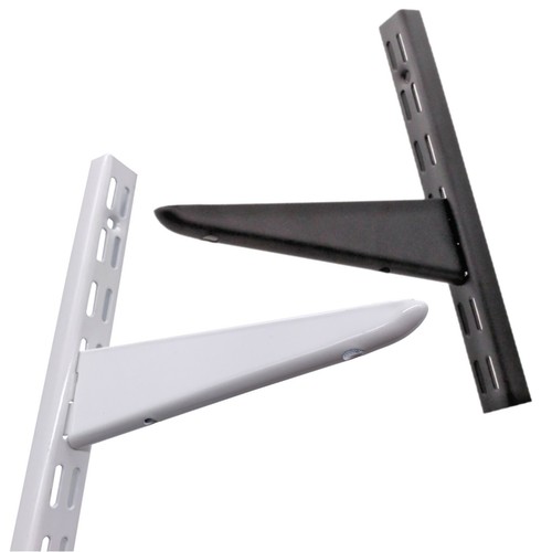 Twin slot shelving - shelving, black