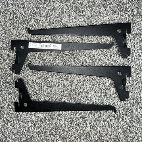 Single slot black bracket - single,